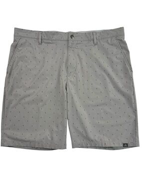 adidas Golf Men’s Gray Pinecone Print Performance Shorts – Size 36 x 9”